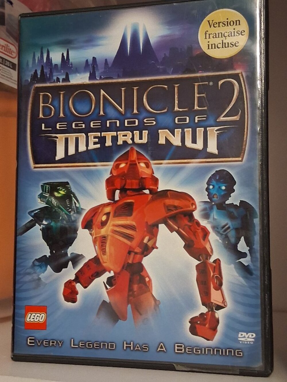 Bionicle 2 Legends of Metru Nui DVD 2004 LEGO Animated Movie DTS Dolby Digital